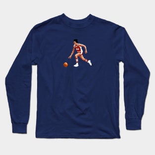 Pete Maravich Pixel Long Sleeve T-Shirt